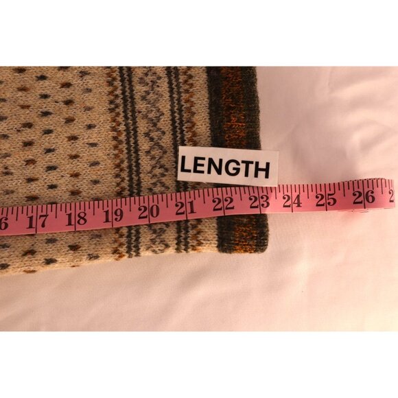 Vintage Womens Italian Wool & Acrylic Cardigan Sweater With Metal Buttons Size M - Picture 12 of 14